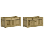 Sodo loveliai, 2 vnt, 60x31x31 cm