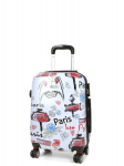 Mažas lagaminas Airtex Paris 809/20, S, baltas