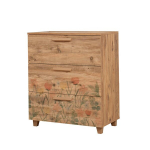 Komoda Kalune Design Leva Gravis Tulip, ruda