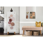 Prie&scaron;kambario baldų komplektas Kalune Design Vegas White 940 - 0900, baltas/smėlio spalvos