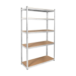 Metalinis sandėliavimo stelažas 205x120x45 sidabrinis