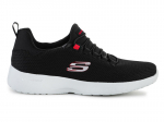 Skechers laisvalaikio batai vyrams 58360-BKRD, juodi