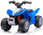 Vaiki&scaron;kis elektrinis keturratis Quad Honda TRX Sun Baby, mėlynas, niebieski