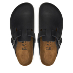 Klumpės moterims Birkenstock Boston Leoi, juodos
