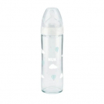Stiklinis buteliukas Nuk First Choice+ 0-6 mėn, 240 ml