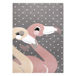 Hakano vaiki&scaron;kas kilimas Tinies Flamingos 80x150 cm
