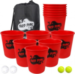 Žaidimų rinkinys su kibirais ir kamuoliais Yard Pong AT507