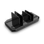 Lindy Įkroviklis 73435 120W 10 Uosto USB, 8 USB 2.0 prievadai, 2 USB Type-C prievadai, 5V 2.4A, 5V 3A, greitas įkrovimas