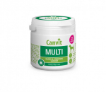 Canvit Multi N100 vitaminų tabletės &scaron;unims, 100 g