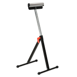Ritininis stovas, ritininis atraminis stovas, auk&scaron;čio reguliuojamas darbo stovas, ritininis stovas, pagalbinis stovas, atraminis stovas, iki 90 kg, metalas, juodas, 44 x 50 x 68-110 cm