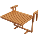 Medinis pakabinamas balkono staliukas 68 x 65 cm