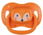 Silikoninis simetrinis čiulptukas Canpol Babies Cute Animals, 18+ mėn.