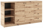 Komoda ADRK Furniture Evi II, ruda