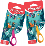 Žirklės vaikams blisteryje MAPED Jungle Fever Vivo, 12 cm
