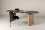Valgomojo stalas Eleonora 100x230cm, rudas