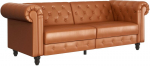 Dvivietė sofa-lova Dorel Home Felix, ruda