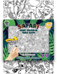 Spalvinimo staltiesė Splat Planet Safari, 160x110 cm, 2 vnt.