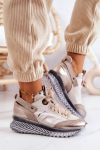 Moteri&scaron;ki odiniai sportbačiai Maciejka 04916-19 Beige Sneakers 18789-21, 40