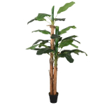 Dirbtinis bananmedis, žalios spalvos, 120cm, 9 lapai