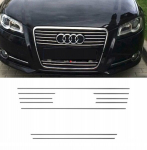 AUDI A3 8PA 8P S3 CHROM GRILL grotelės, grotelės manekenams Tuning