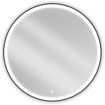Vonios veidrodis Mexen Esso su LED ap&scaron;vietimu ir apsauga nuo rasojimo, 100 cm, juodas