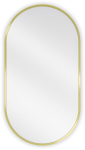 Vonios veidrodis Mexen Loft Oval, 75x40 cm, auksinis