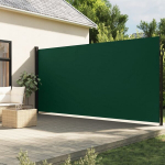 I&scaron;traukiama &scaron;oninė markizė, tamsiai žalios spalvos, 200x500cm