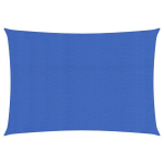 Burė nuo saulės, mėlyna, 2,5x5m, hdpe, 160g/m&sup2;, stačiakampė