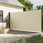 I&scaron;traukiama &scaron;oninė markizė, kreminės spalvos, 200x600cm