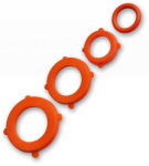 Tarpinės Bradas BLACK LINE ORANGE 4 x 6 vnt.