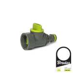 Čiaupo jungtis su vožtuvu ir vidiniu sriegiu 3/4" Bradas LIME LINE