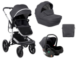 Universalus vežimėlis KikkaBoo Irene 3in1, Dark Grey