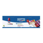 Gouačių rinkinys - GIOTTO - 936188 - 12 akrilinių gouačių - daugiaspalvės - 25 ml