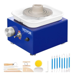 Elektrinis mini keramikos ratelis &ndash; 10 cm diskas, 300 W galia, su pėdos pedalu