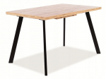Stalas Brick &ndash; modernus i&scaron;siskleidžiantis valgomojo stalas 120&ndash;160 x 80 cm