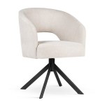 Valgomojo kėdė Wood Garden Ines Supreme Twist, balta