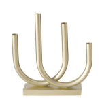 Auksinis Tonis žvakidė, metalas, 33 x 34 cm