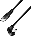 Logilink Cu0190 Usb-c į Usb-c kampinis 1m juodas laidas