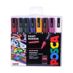 Posca Pc5m žymekliai, vidutinis galiukas, 8 vnt.