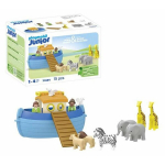 PLAYMOBIL Junior 71681 Perkeliamasis Nojaus laivas, 15 dalių, Includes plaukiojantis laivas ir gyvūnai, Nuo 1 metų