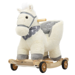 Supamasis arklys su guminiais ratais Happy hippo