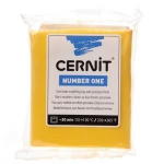 Polimerinė modeliavimo pasta - Cernit - Number One - Geltona - 62g - Vaikams nuo 8 metų