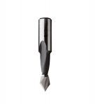 CMT Bandomasis grąžtas D8 I27 L57,5 S10 mm / standartinis HM / de&scaron;iniarankis