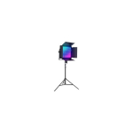 Naujesnis rinkinys Neewer RGB1200 LED dvi lempos 60W 2500-8500K + trikojis + barndurai