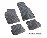Guminiai kilimėliai AUDI A6 - C6 lift 2006-2011 /4pc, 0727