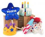 Pliu&scaron;inių žaislų kolekcija &scaron;unims &bdquo;Party Time&ldquo;