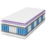 Matracas hibridinis 180x200 cm PREMIUM ProHybrid 22 cm su užvalkalu, patogus H2/H3