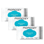 Momcozy fiziologinio tirpalo kūdikių servetėlės nosims 90 vnt.
