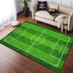 Futbolo aik&scaron;tės polipropileninis kilimėlis, 80 cm x 120 cm (31 x 47 colių)