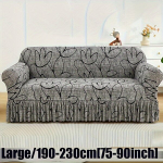 Elastinis Sofa Apdangalas Su Sijonu Baldų Apsauga, Didelis